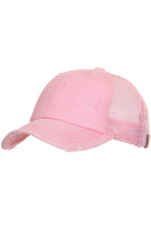 Light Pink C.C BASEBALL PONYCAP is the perfect combination of fashion and function. Made with high-quality materials, it provides both style and protection from the sun. Its adjustable strap ensures a comfortable fit for all head sizes. Stay trendy and protected with the C.C BASEBALL PONYCAP.