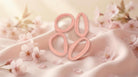 Light Pink Fabric Elastic Hair Band. Pack of 8 - Charming Charlie