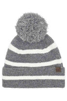 Light_gray Wrap yourself in cozy chic with the C.C Two Tone Stripe Yarn Pom Beanie. Its vibrant stripes and playful pom-pom effortlessly elevate any winter outfit. Crafted for both warmth and style, this beanie is the perfect accessory for your daily adventures or a thoughtful gift for a fashion-forward friend. Embrace the season in style – get yours today!