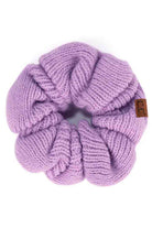 Lilac C.C. Soft Knit Scrunchies provide a stylish and comfortable way to keep your hair in place without causing damage. Made with soft knit material, they are gentle on your hair and perfect for everyday wear. Their scrunchy design also adds a trendy touch to your hairstyle