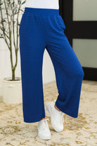 Listen Intently Textured Top and Pants Set - Charming Charlie