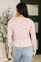 Literally Obsessed with Me Long Sleeve Top in Mauve - Charming Charlie