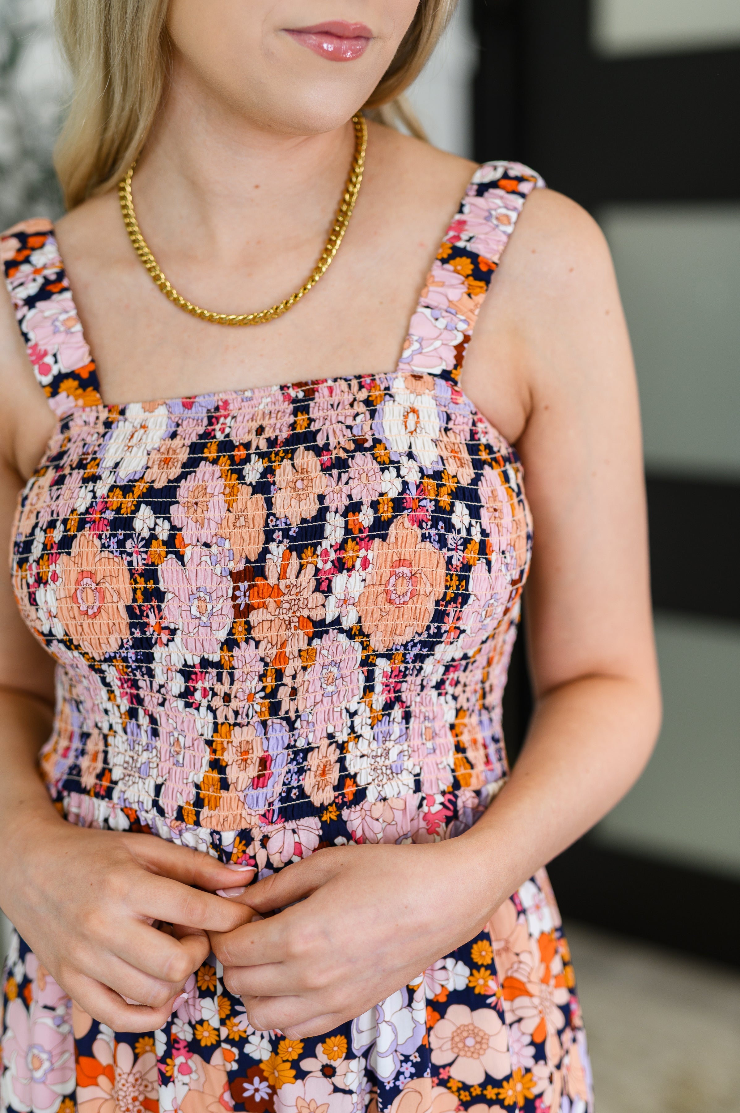 Live Your Best Life Floral Jumpsuit in Retro Floral - Charming Charlie