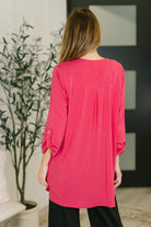 Lizzy Cardigan in Fuchsia - Charming Charlie
