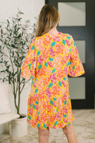 Lizzy Sunday Dress in Leaf Multi Floral- 3/3/2026 NEW - Charming Charlie