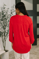 Lizzy Top in Red - Charming Charlie