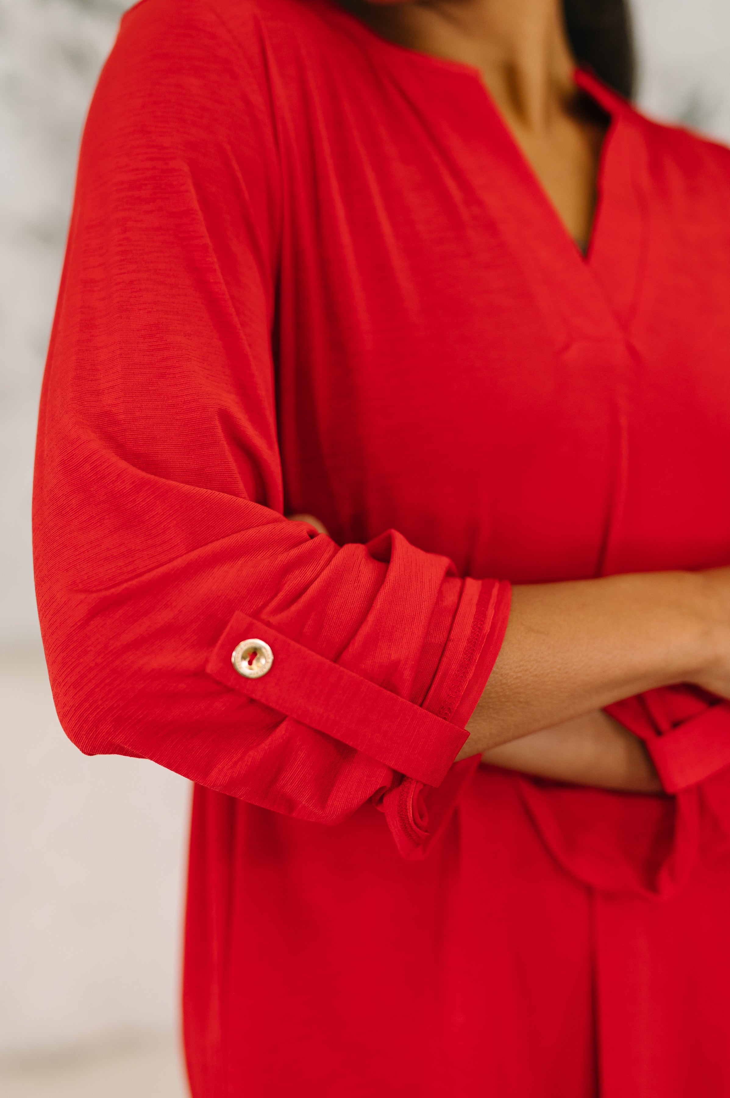 Lizzy Top in Red - Charming Charlie
