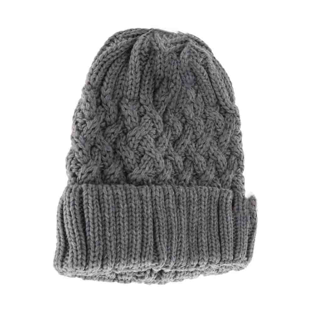 Lt.Grey Lattice Knit Cuff C.C Beanie combines expert craftsmanship with functional design. Its intricate lattice knit pattern enhances breathability while maintaining warmth, and the cuffed edge ensures a secure, comfortable fit. Made from high-quality yarn, this beanie is both soft and durable, making it an ideal accessory for cold weather protection without compromising style. 