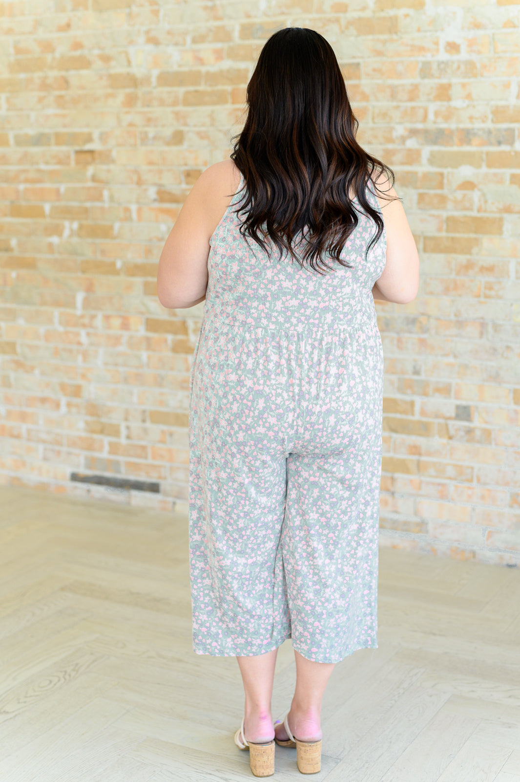 Lucky In Love Floral Jumpsuit - Charming Charlie