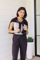 The Basics Bodysuit in Grey - Charming Charlie