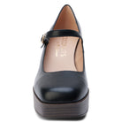 Matilda Platform Heel in Black - Charming Charlie