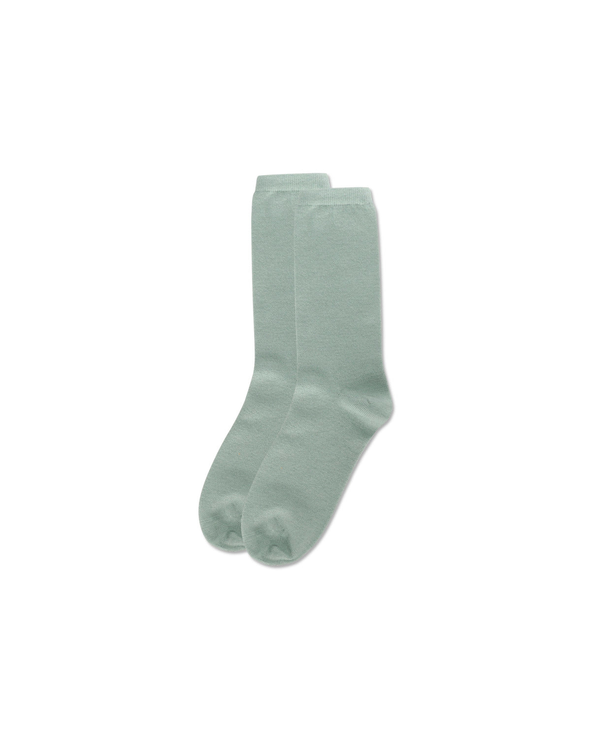 Women's Solid Soft Flat Knit Cashmere Blend Crew Sock - Charming Charlie