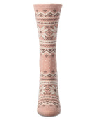 Women's Soft Fair Isle Cashmere Blend Crew Socks - Charming Charlie