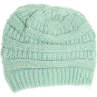 Mint Sequin CC Beanies combine stylish sparkle with reliable warmth, making them perfect for chilly days. Crafted with soft, cozy materials, these beanies provide comfortable wear while the sequined exterior adds a touch of sophisticated shine. Ideal for those seeking both function and fashion, they effortlessly elevate any cold-weather outfit. 