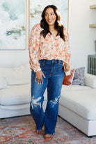 Marigold Dreams Floral Blouse - Charming Charlie