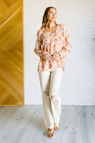 Marigold Dreams Floral Blouse - Charming Charlie
