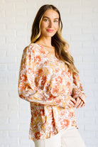 Marigold Dreams Floral Blouse - Charming Charlie