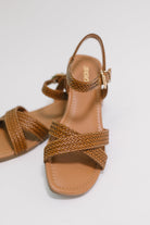 Marlene Ankle Strap Woven Sandal - Charming Charlie
