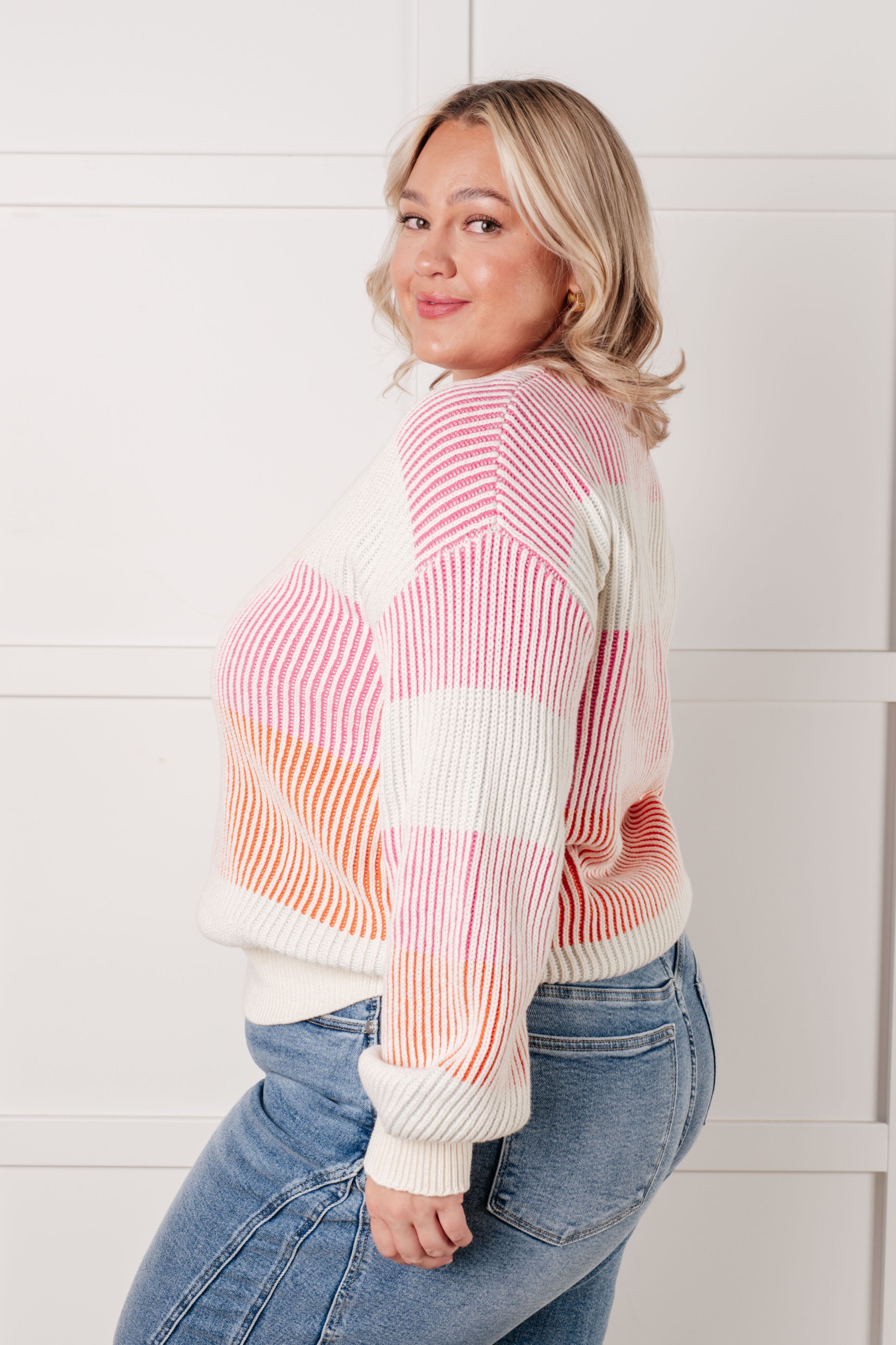 Matchmaker Striped Ribbed Top - Charming Charlie
