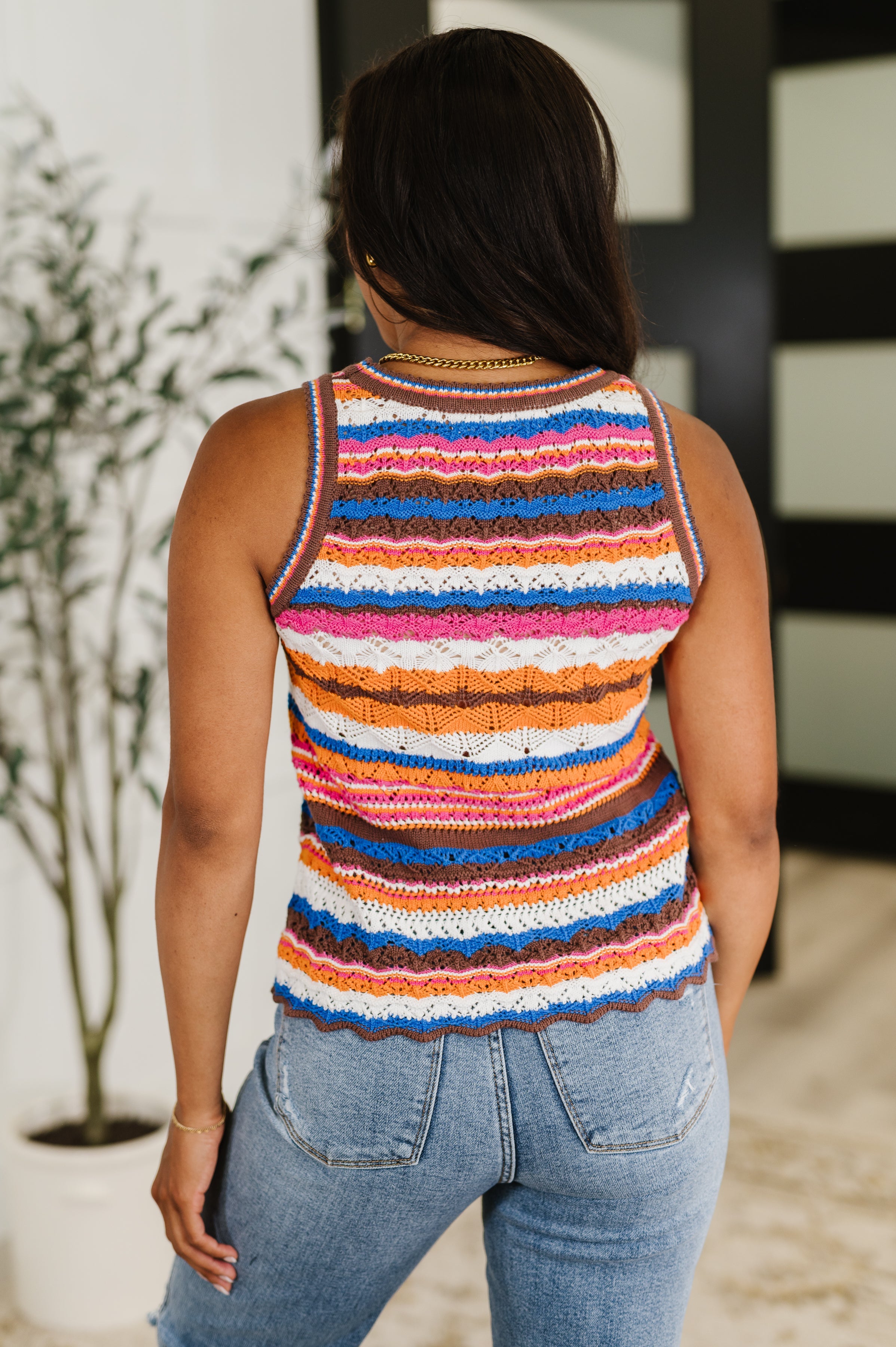 Max Aura Points Striped Knit Tank - Charming Charlie