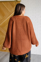 Maybe Monday Cardigan in Chestnut - Charming Charlie