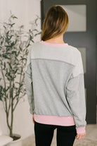 Midnight Cravings Trim Accent Pullover in Grey - Charming Charlie