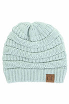 Mint  C.C Ribbed Knit Solid Color Beanie offers a timeless design with durable ribbed knitting, ensuring a snug and comfortable fit. Crafted for warmth and versatility, this beanie is perfect for everyday wear, providing reliable protection against cold weather while maintaining a sleek, minimalist style that complements any outfit. Its solid color adds understated appeal, making it an essential accessory for both casual and outdoor use. 