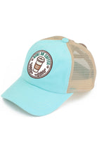 C.C RUNS ON COFFEE Patch Criss Cross Pony Cap - Charming Charlie