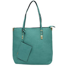 Mint Faux Leather 2 In 1 Shoulder Bag Tote Handbag. Look like the ultimate fashionista with these vintage shoulder bags! Add something special to your outfit! This fashionable bag will be your new favorite accessory. Perfect Birthday Gift, Anniversary Gift, Mother's Day Gift, Graduation Gift, Valentine's Day Gift.