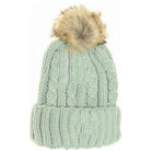 Mint KIDS Cable Ribbed Fur Pom Beanie offers excellent warmth and comfort for children during cold weather. Made with a durable ribbed knit fabric, it fits snugly to retain heat while allowing breathability. The stylish fur pom adds an elegant touch, making it suitable for daily wear and outdoor activities. This beanie combines practical functionality with refined design, ensuring your child stays protected and looks great throughout the winter season. 