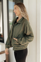 Miss You More Zip Up Sweatshirt - Charming Charlie