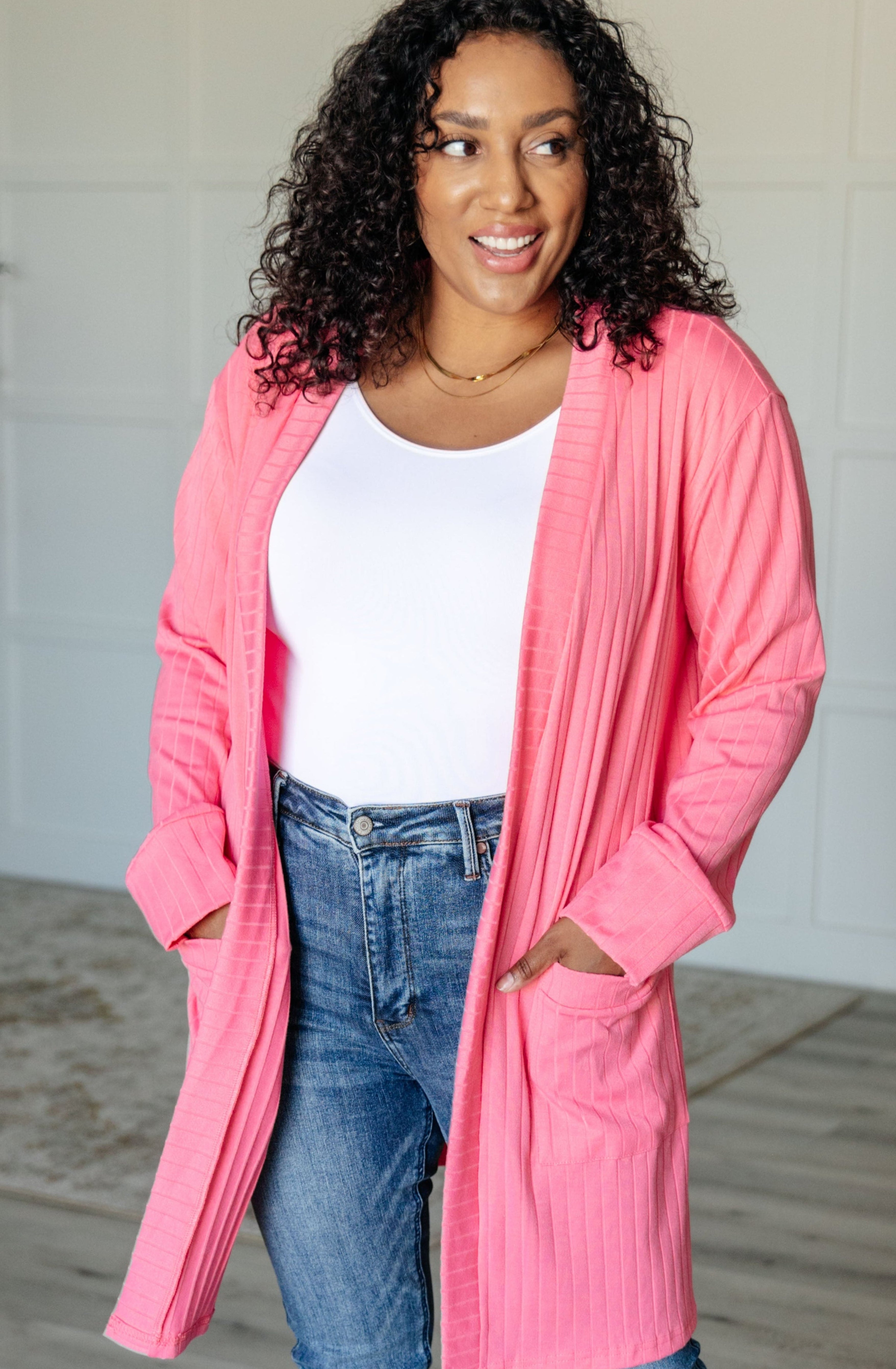 Modern Idealist Open Front Cardigan - Charming Charlie