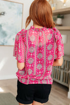 Moments Like This V-Neck Bell Sleeve Blouse - Charming Charlie