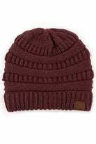 Monaco  C.C Ribbed Knit Solid Color Beanie offers a timeless design with durable ribbed knitting, ensuring a snug and comfortable fit. Crafted for warmth and versatility, this beanie is perfect for everyday wear, providing reliable protection against cold weather while maintaining a sleek, minimalist style that complements any outfit. Its solid color adds understated appeal, making it an essential accessory for both casual and outdoor use. 