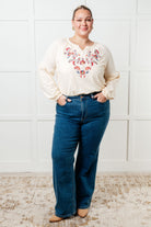 More Than You Would Think Embroidered Blouse - Charming Charlie