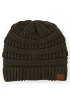 Moss  C.C Ribbed Knit Solid Color Beanie offers a timeless design with durable ribbed knitting, ensuring a snug and comfortable fit. Crafted for warmth and versatility, this beanie is perfect for everyday wear, providing reliable protection against cold weather while maintaining a sleek, minimalist style that complements any outfit. Its solid color adds understated appeal, making it an essential accessory for both casual and outdoor use. 