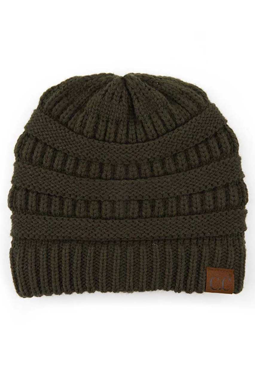 Moss  C.C Ribbed Knit Solid Color Beanie offers a timeless design with durable ribbed knitting, ensuring a snug and comfortable fit. Crafted for warmth and versatility, this beanie is perfect for everyday wear, providing reliable protection against cold weather while maintaining a sleek, minimalist style that complements any outfit. Its solid color adds understated appeal, making it an essential accessory for both casual and outdoor use. 
