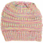 Multi Multi-Tone CC Beanie Tail features expertly crafted knit construction, combining multiple tones for a refined, layered look. Designed for optimal warmth and comfort, it includes a distinctive tail detail that enhances fit and style. This beanie offers a perfect balance of functionality and sophistication, making it an essential accessory for colder seasons and outdoor activities. 