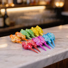 Multi-Color Flower Hair Clips (Pack of 12) - Charming Charlie