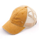 Mustard C.C BASEBALL CAP is the perfect accessory for any outdoor activity. Its durable construction and comfortable fit provide protection from the sun and added style to your look. Made with high-quality materials, this cap is sure to last. Stay stylish and protected with the C.C BASEBALL CAP.