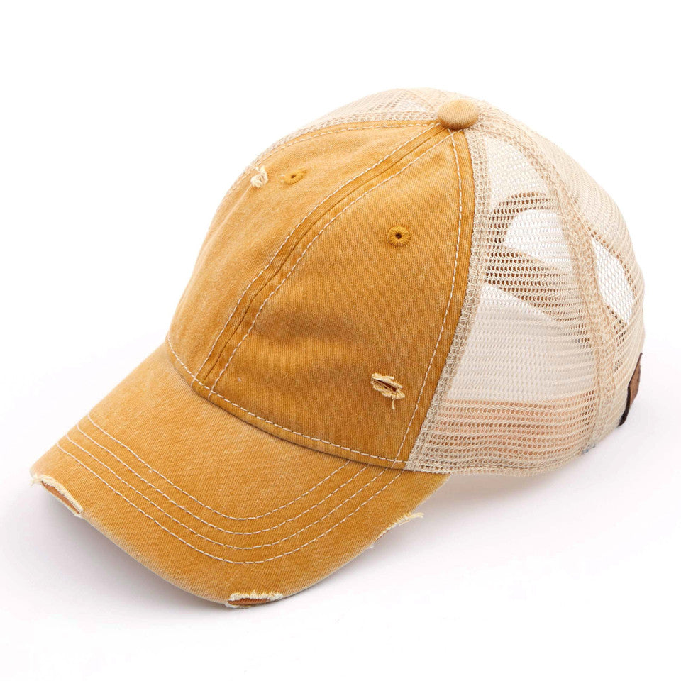 Mustard C.C BASEBALL CAP is the perfect accessory for any outdoor activity. Its durable construction and comfortable fit provide protection from the sun and added style to your look. Made with high-quality materials, this cap is sure to last. Stay stylish and protected with the C.C BASEBALL CAP.