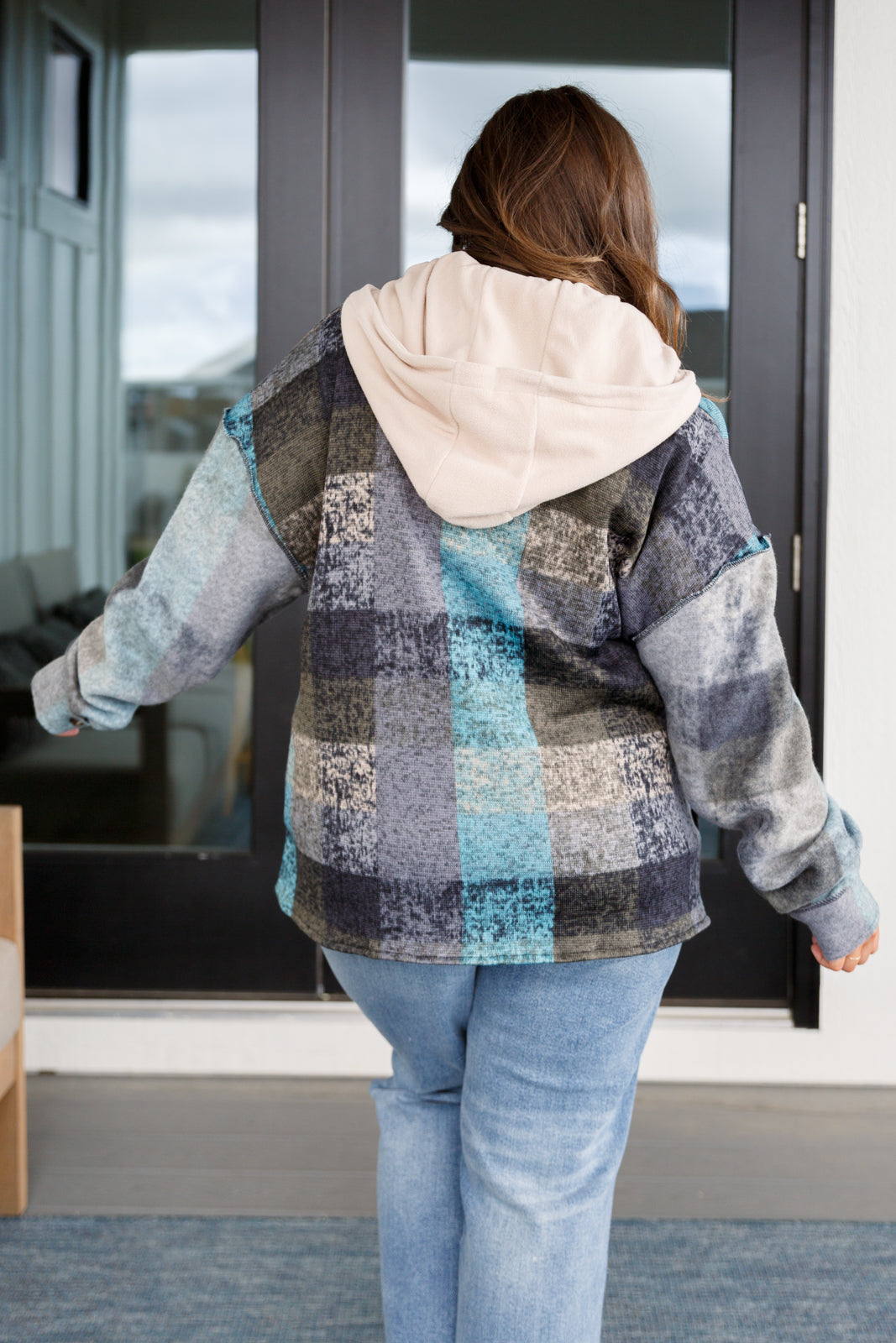 My Best Effort Hooded Shacket - Charming Charlie