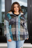 My Best Effort Hooded Shacket - Charming Charlie