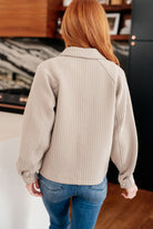 My Best Offer Quilted Texture Shacket - Charming Charlie