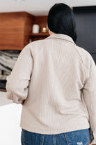 My Best Offer Quilted Texture Shacket - Charming Charlie