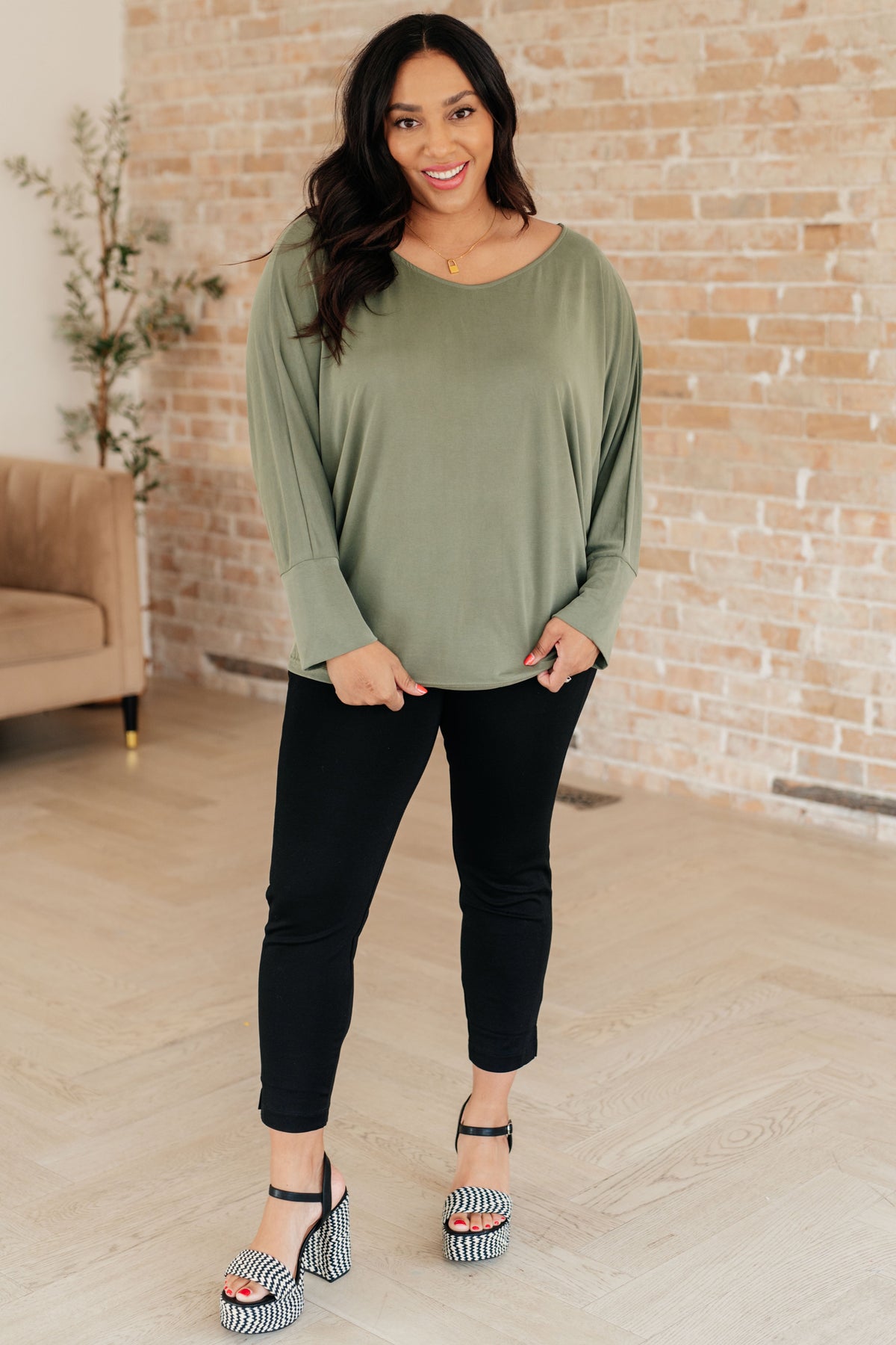 My Cozy Haven Long Sleeve Top - Charming Charlie