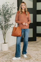 My Whole Life Shoulder Bag in Camel - Charming Charlie