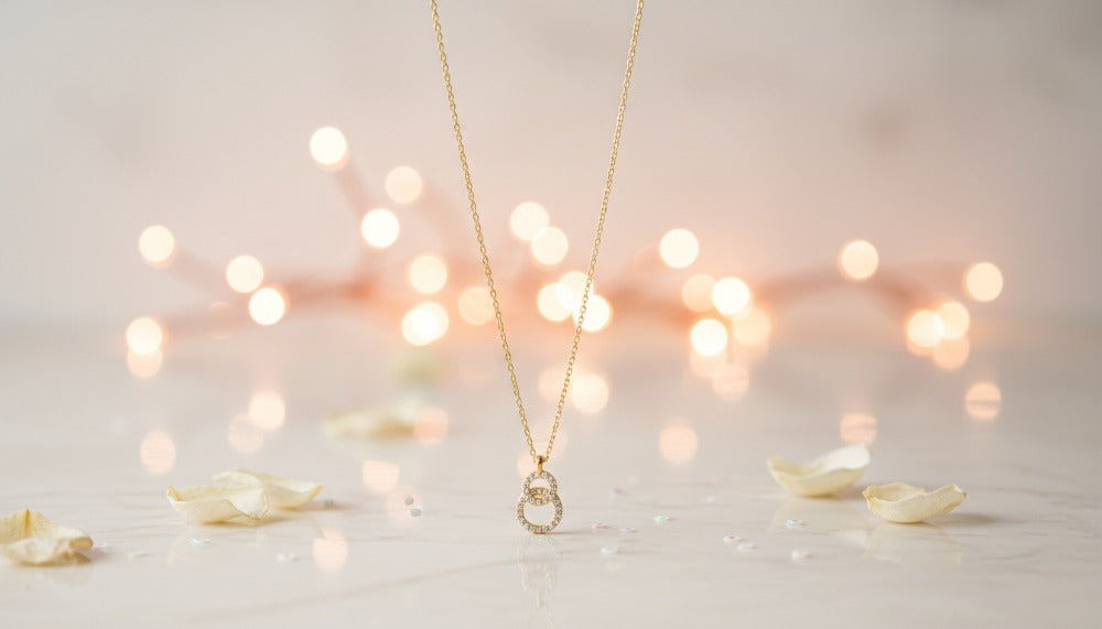 Gold Radiant Circle Necklace - Charming Charlie