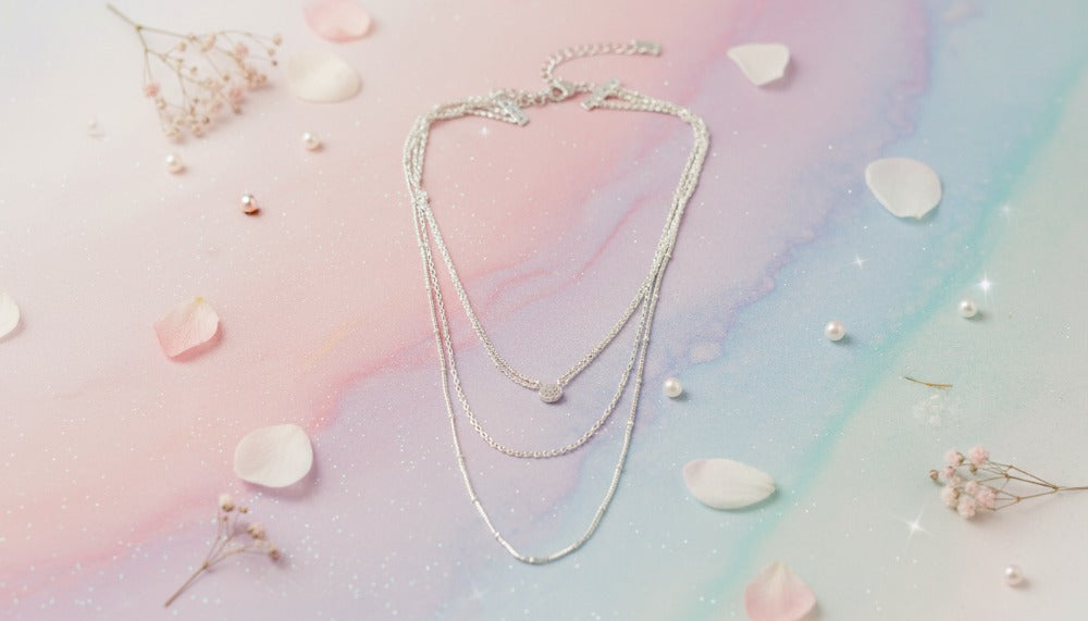 Silver Layered Necklace - Charming Charlie