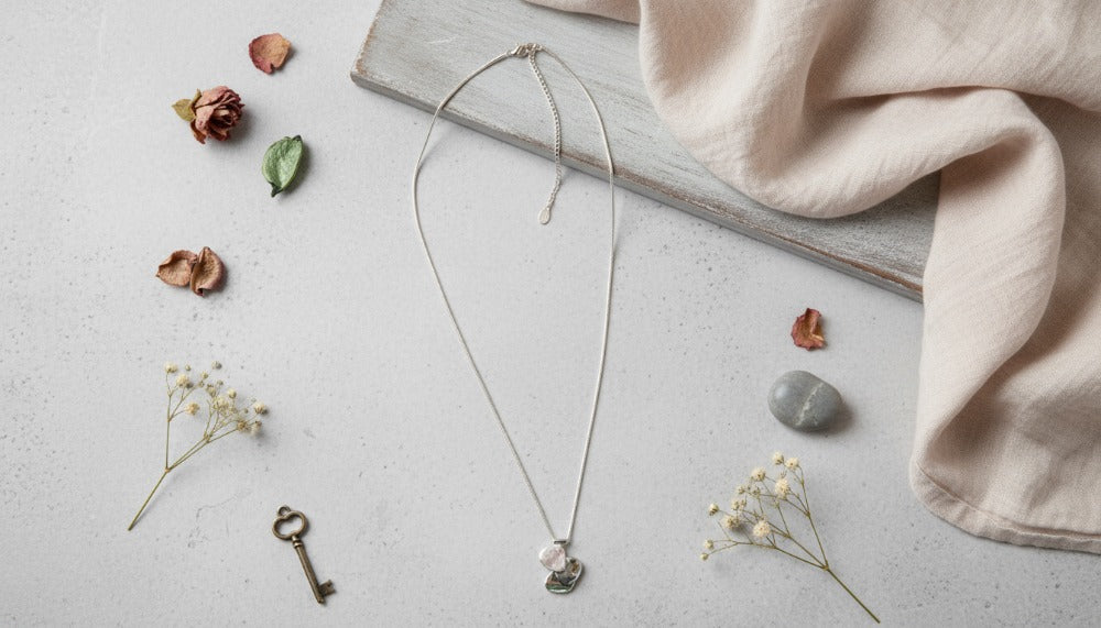 Silver Ethereal Heart Charm Necklace - Charming Charlie